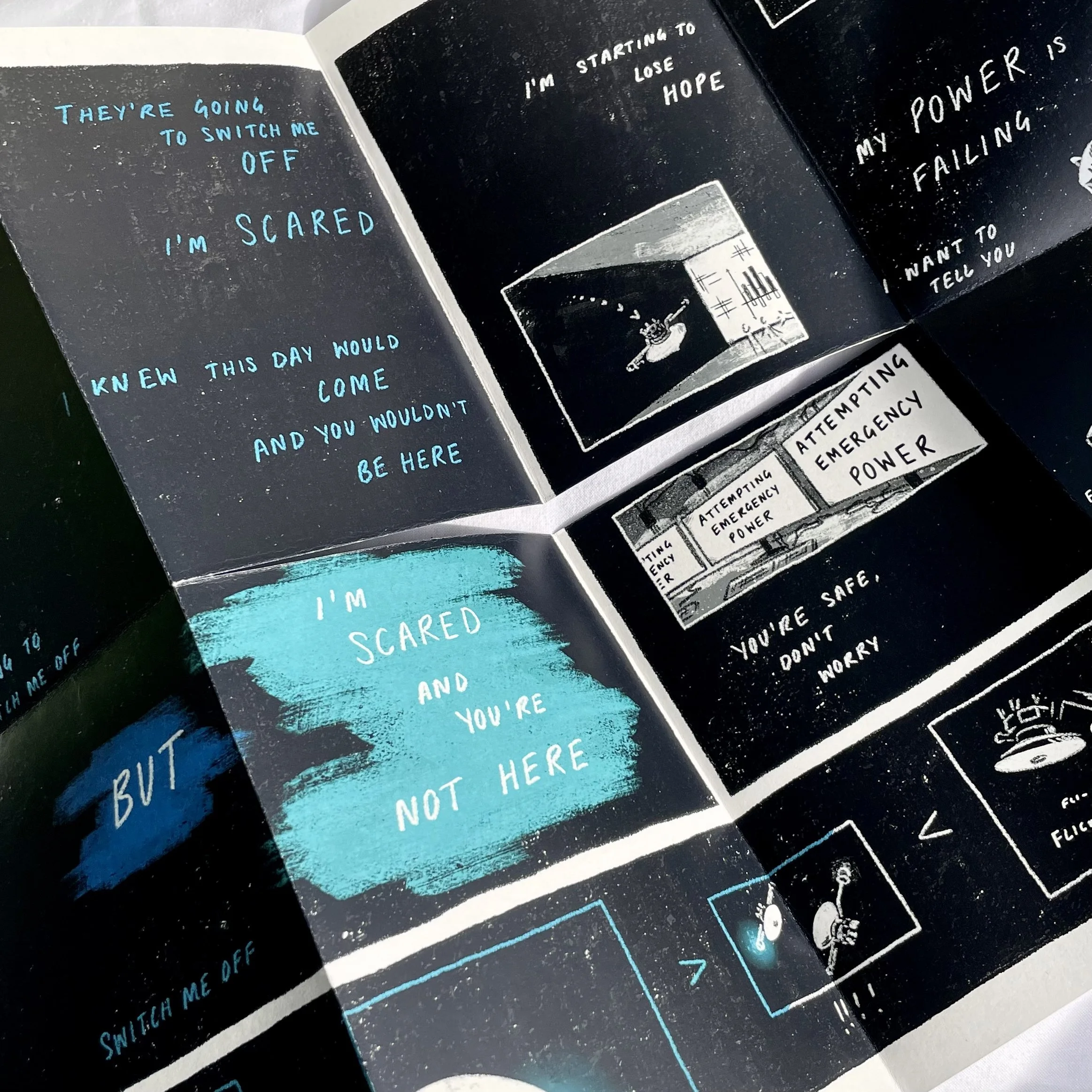 VOYAGERS A6 folded zine — Madzillus